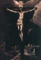Christus am Kreuz 1585 Religiosen El Greco